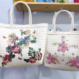 Tas Anyaman Decopage